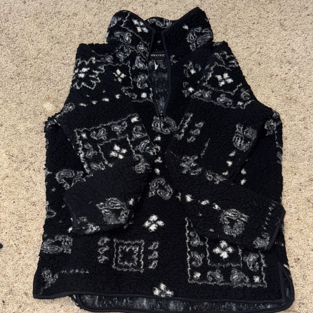 Wrangler Black and Gray Patterned Jacket